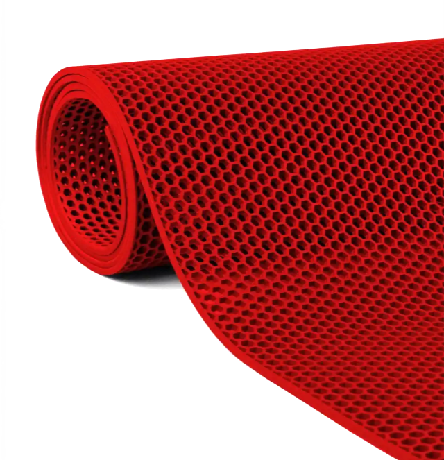 KARE PETEK PASPAS 4MM*90CM KIRMIZI